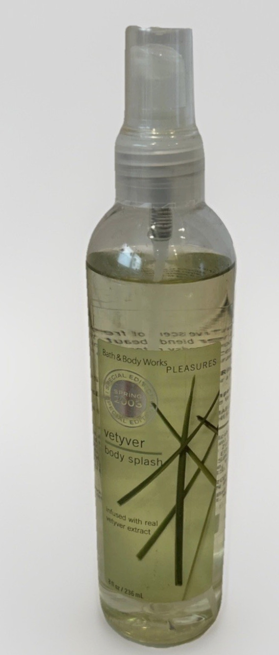 Bath & Body Works VETYVER Fine Fragrance Mist 8 oz Discontinued SO RARE VETIVER